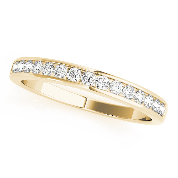 Jaleigha Natural Channel-Set  Diamond Ring