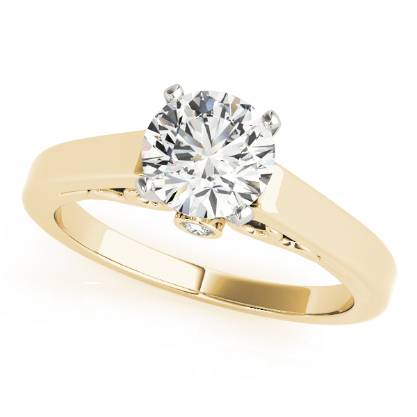 Lab-Created 4 Prong Diamond Ring