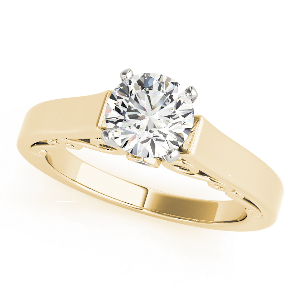 Graslin Lab-Created 4 Prong  Diamond Ring