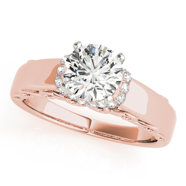 Jaffy Lab-Created 4 Prong  Diamond Ring