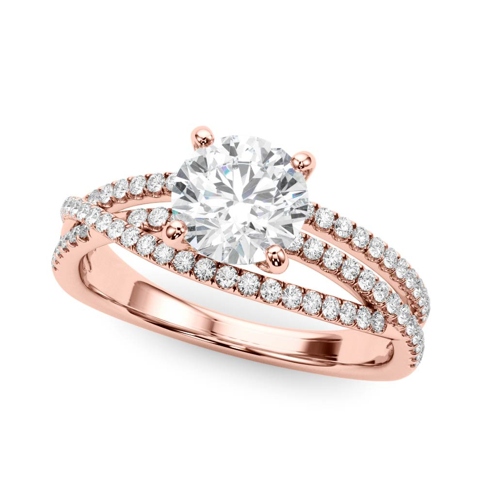 Kamyla Natural 4 Prong  Diamond Ring