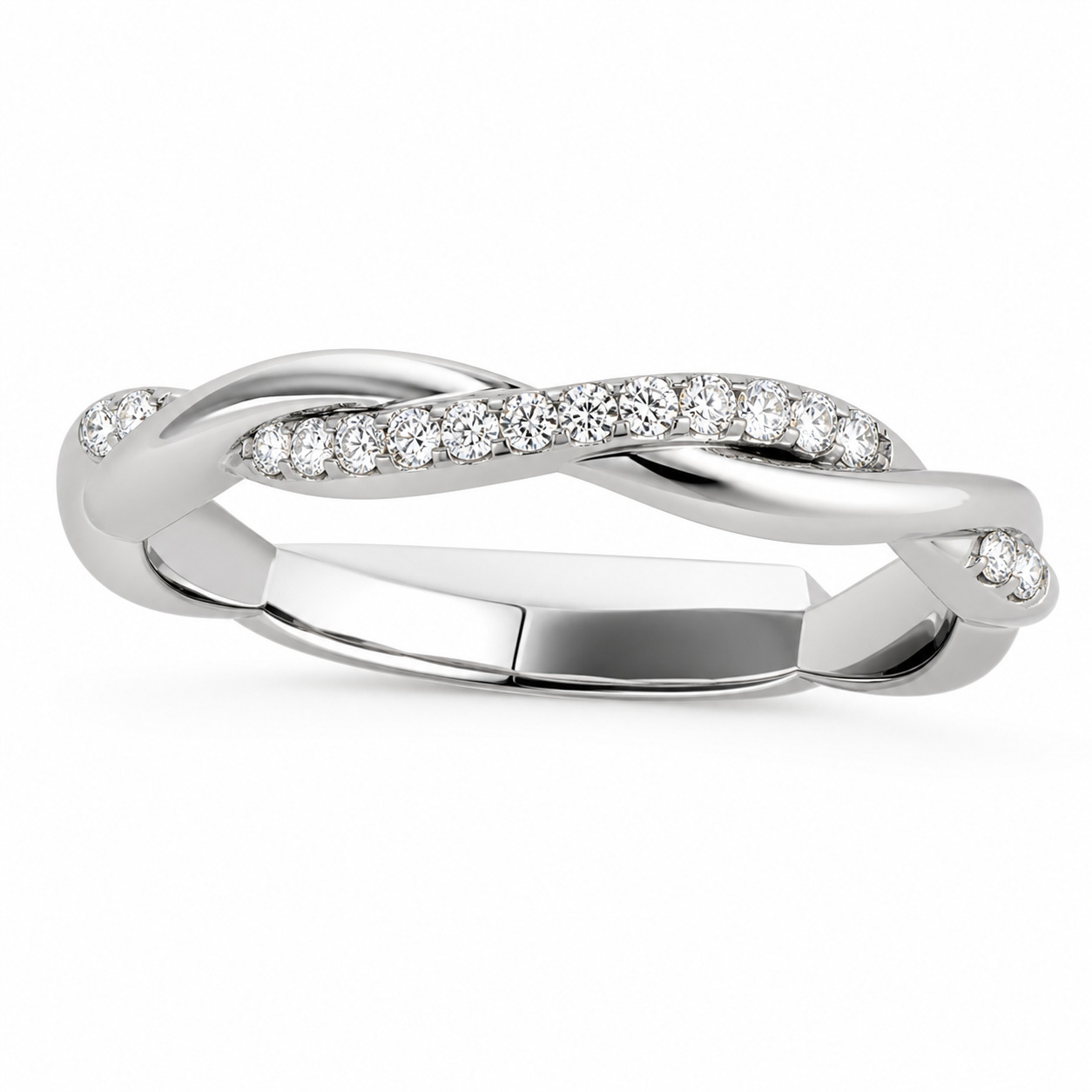 Celosia Natural Diamond  Wedding Ring