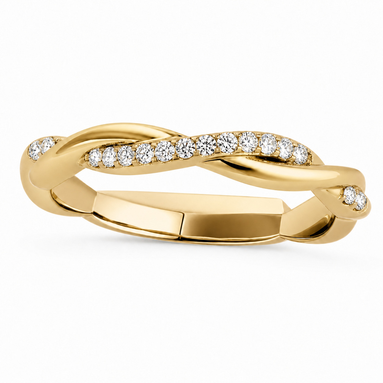 Celosia Natural Diamond  Wedding Ring