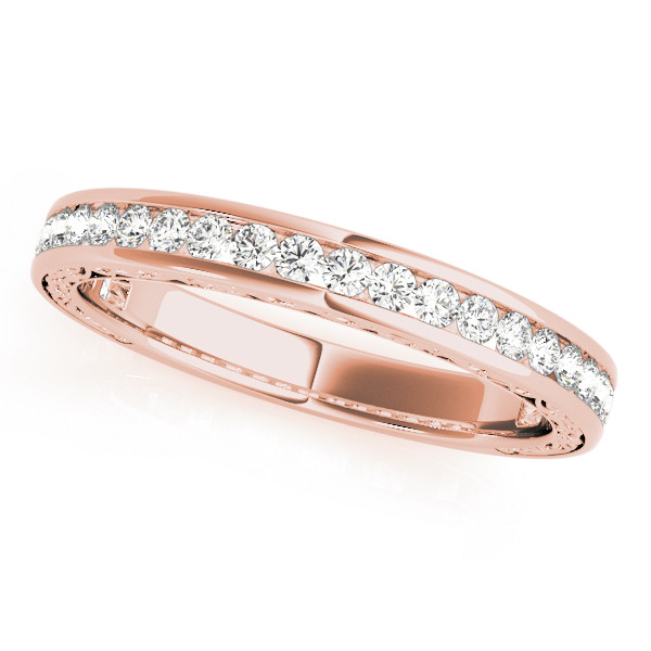Rhya Natural Channel-Set  Diamond Ring