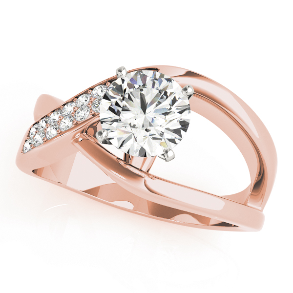 Rozatta Lab-Created 4 Prong Set Diamond Ring