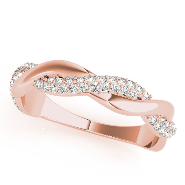 Cosetta Natural Diamond Pave set  Wedding Ring