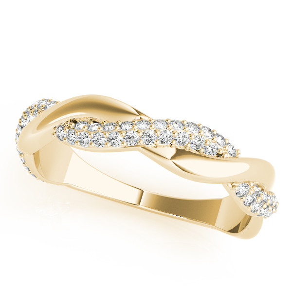 Cosetta Natural Diamond Pave set  Wedding Ring
