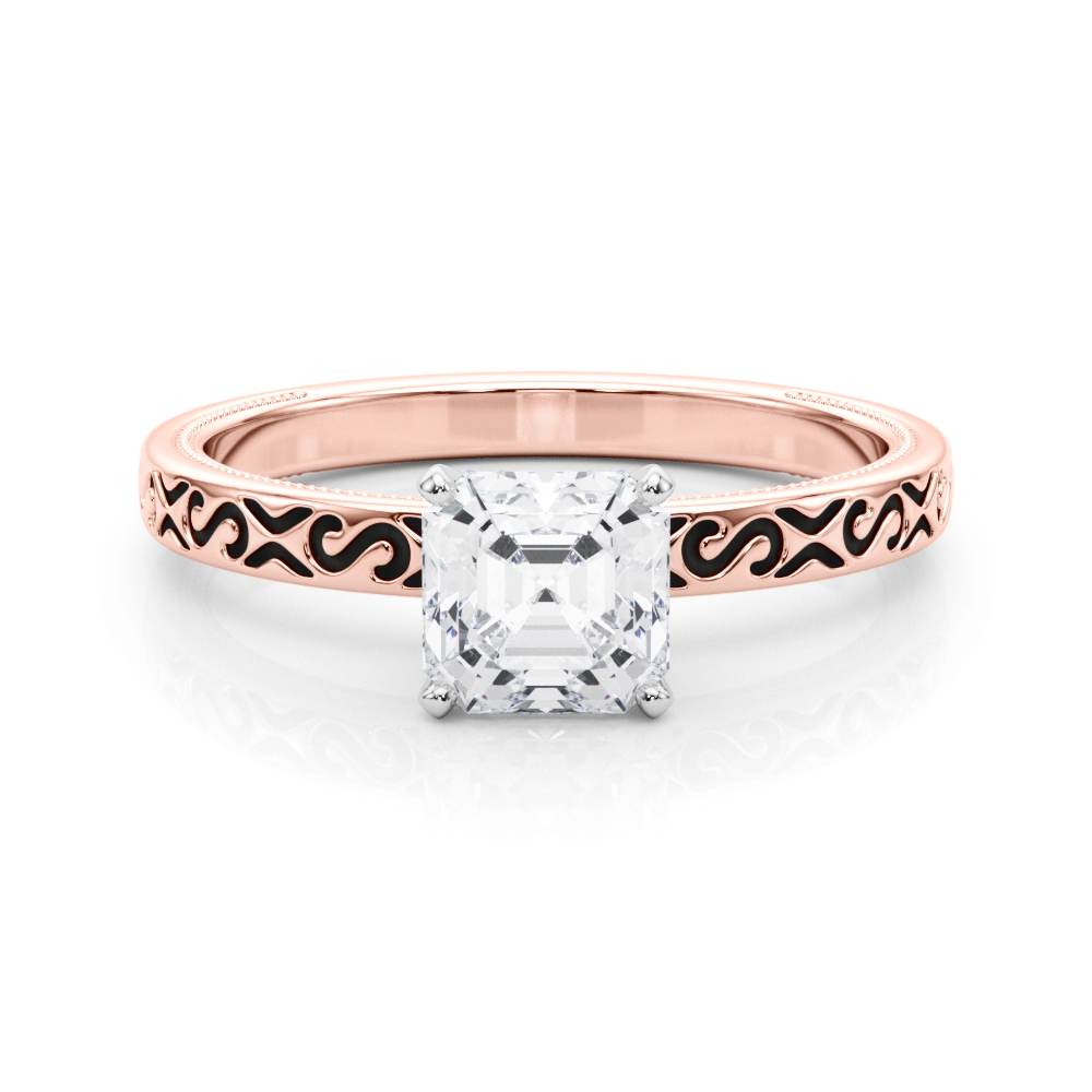 Onna Lab-Created 4 Prong  Diamond Ring