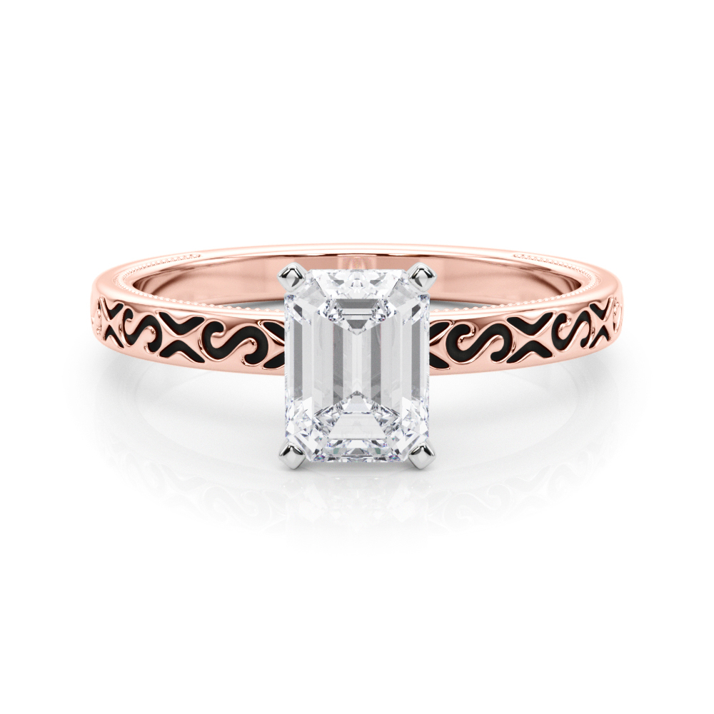 Onna Lab-Created 4 Prong  Diamond Ring