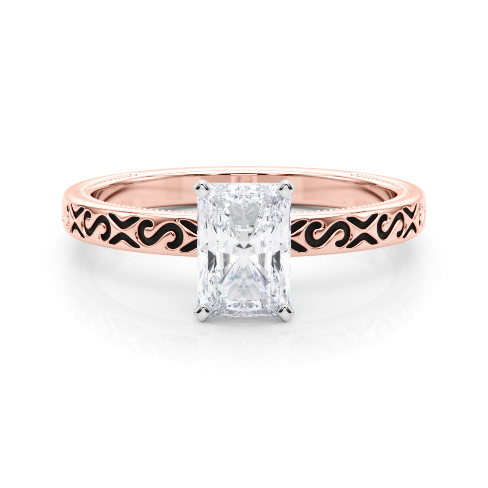 Onna Lab-Created 4 Prong  Diamond Ring
