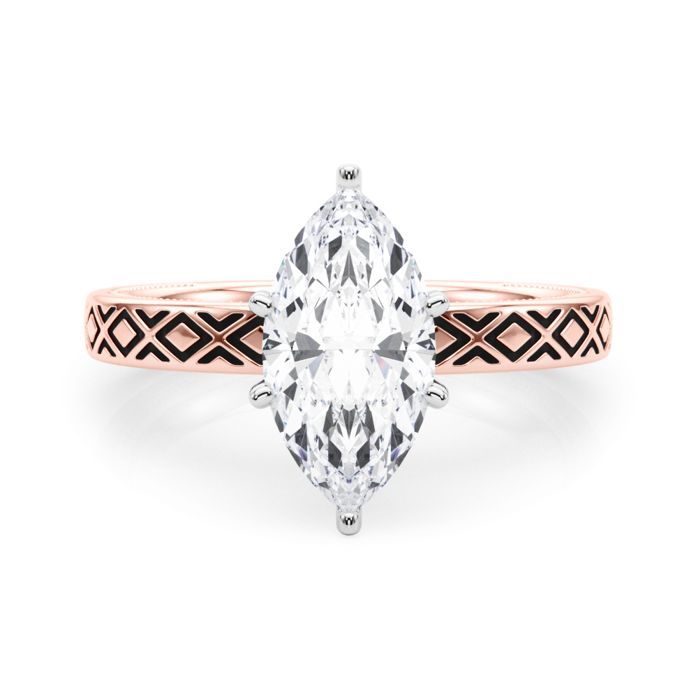Olenna Lab-Created 6 Prong  Diamond Ring