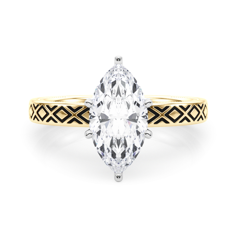 Olenna Lab-Created 6 Prong  Diamond Ring