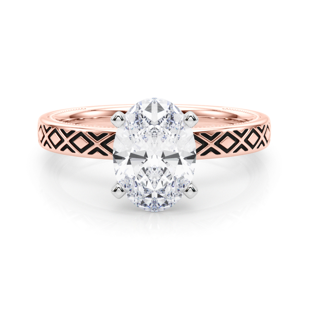 Olenna Lab-Created 4 Prong  Diamond Ring