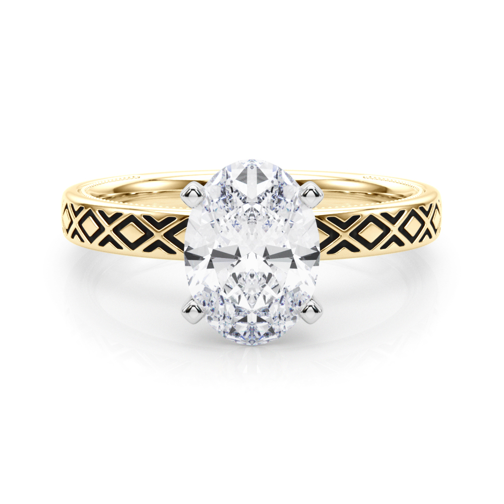 Olenna Lab-Created 4 Prong  Diamond Ring