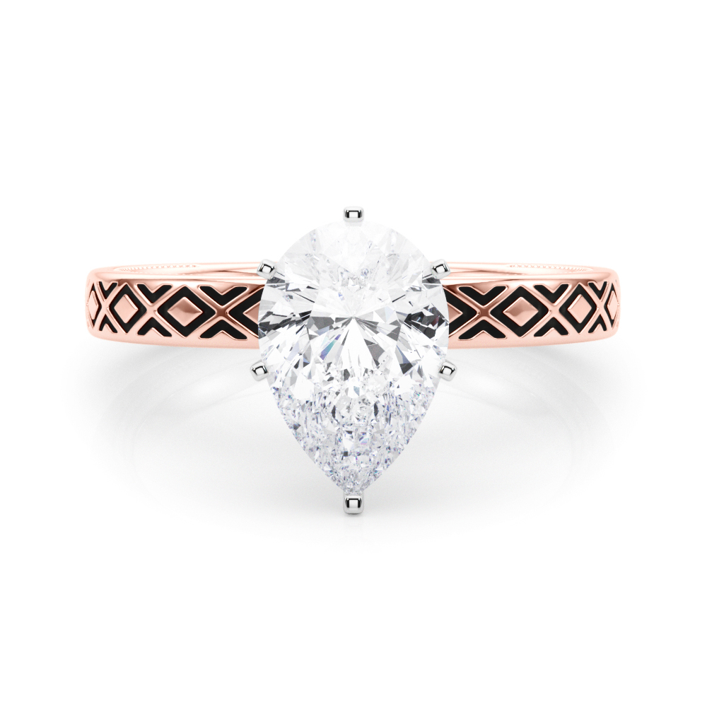 Olenna Lab-Created 6 Prong  Diamond Ring