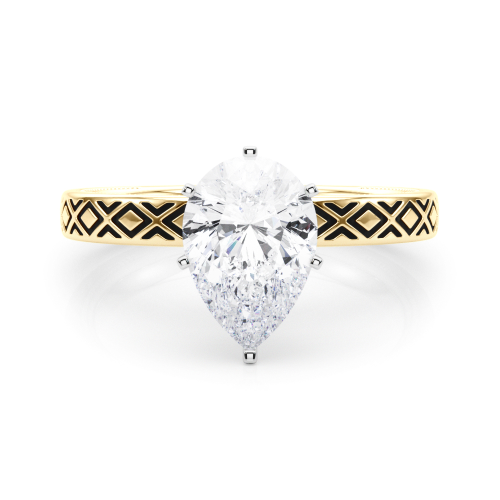 Olenna Lab-Created 6 Prong  Diamond Ring