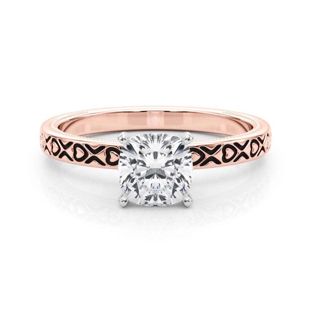 Ostara Lab-Created 4 Prong  Diamond Ring