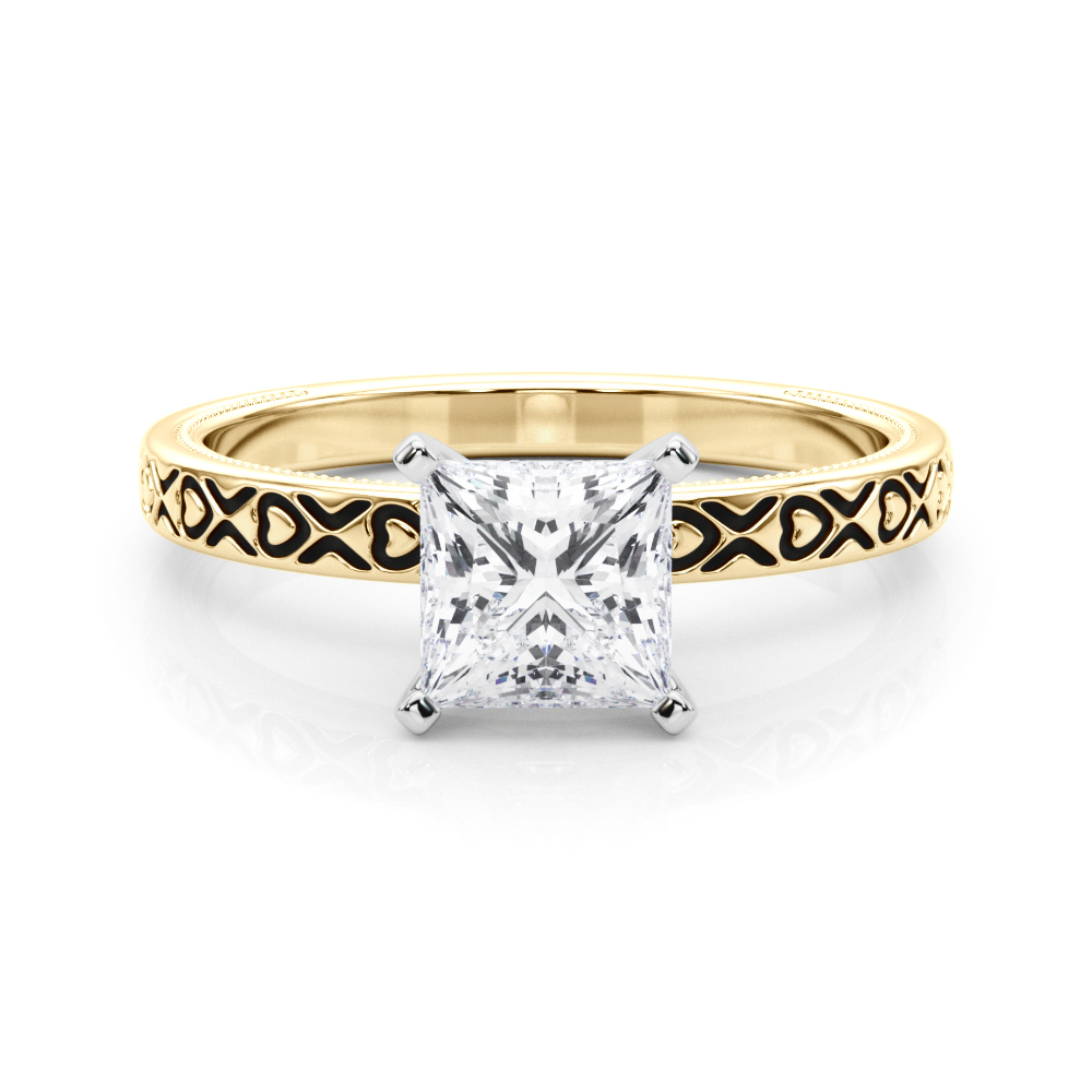 Ostara Lab-Created 4 Prong  Diamond Ring