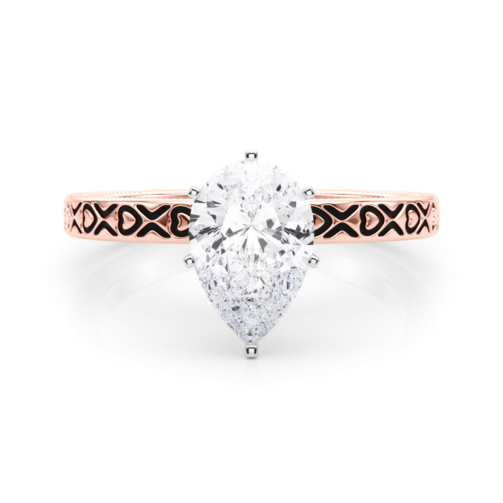 Ostara Lab-Created 6 Prong  Diamond Ring
