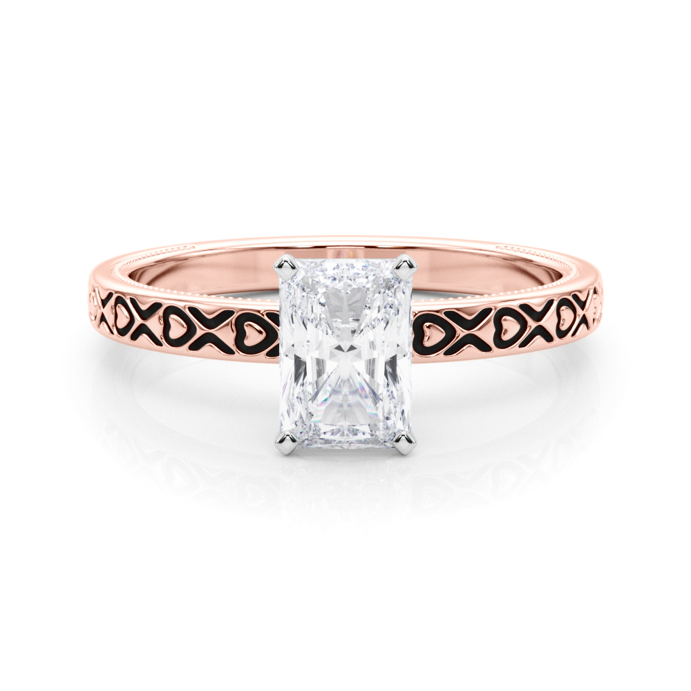 Ostara Lab-Created 4 Prong  Diamond Ring