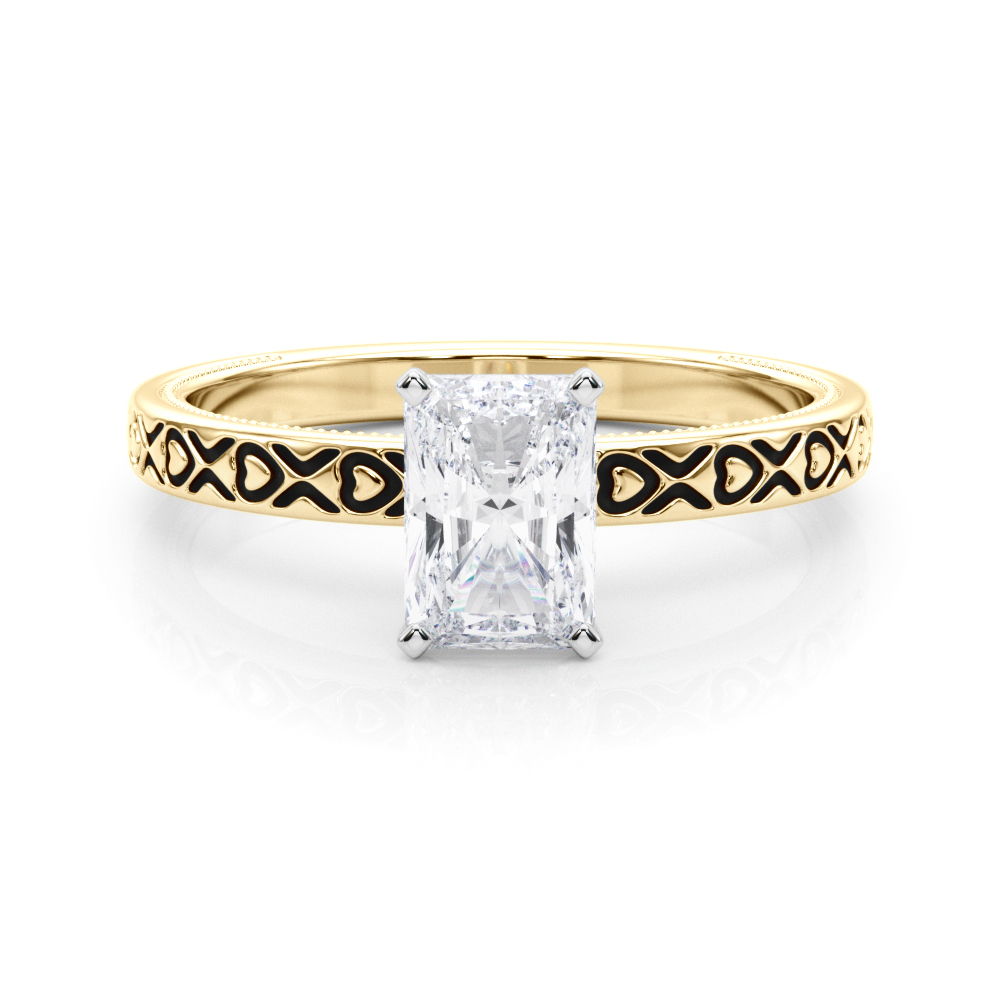 Ostara Lab-Created 4 Prong  Diamond Ring