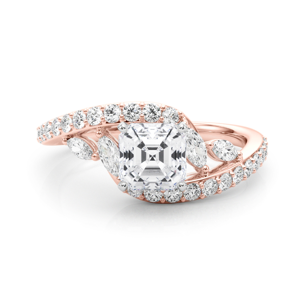 Ceora Natural 4 Prong Set  Diamond Ring
