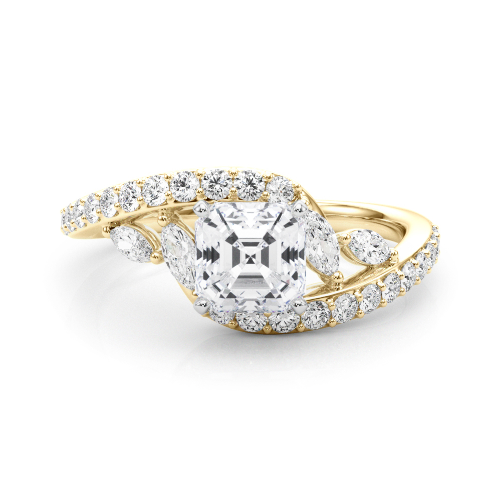 Ceora Natural 4 Prong Set  Diamond Ring