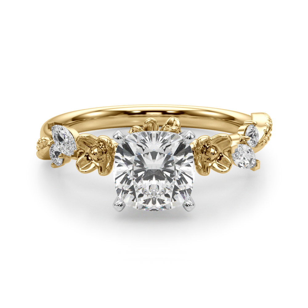Sarahal Natural 4 Prong Set Diamond Ring