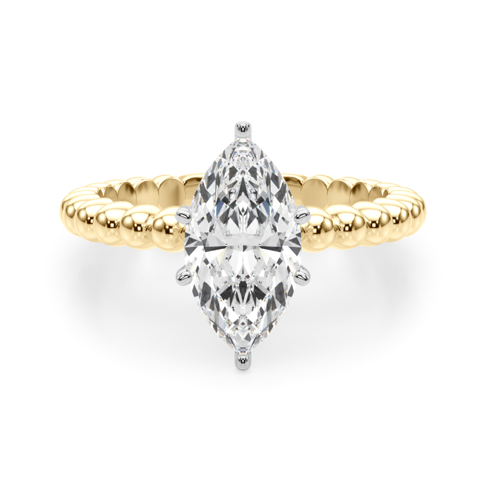 Olia Lab-Created 6 Prong  Diamond Ring