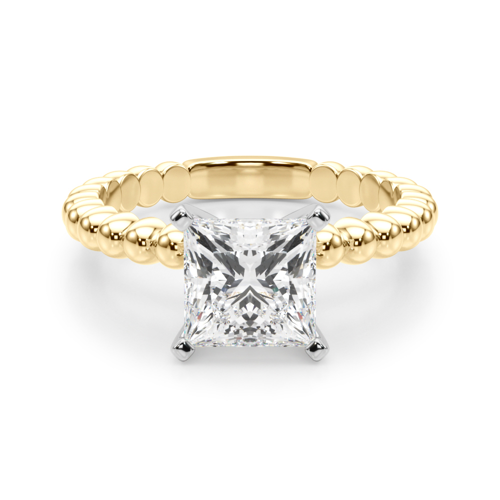 Olia Lab-Created 4 Prong  Diamond Ring