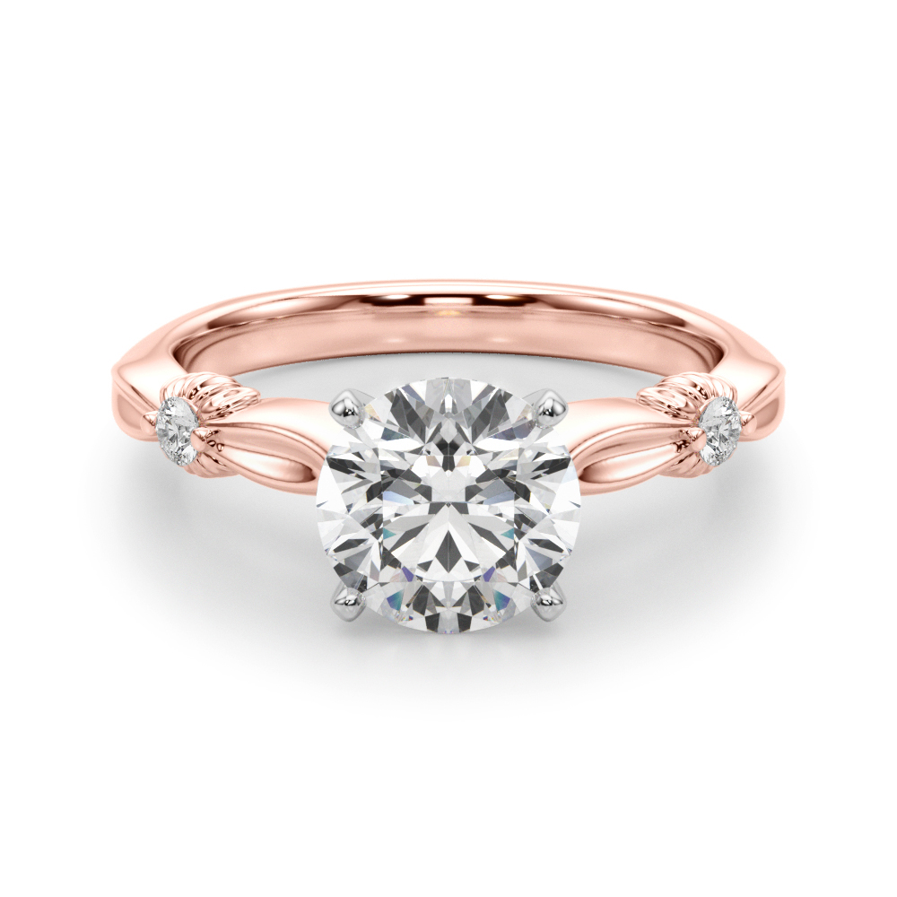 Lab-Created 4 Prong Diamond Ring