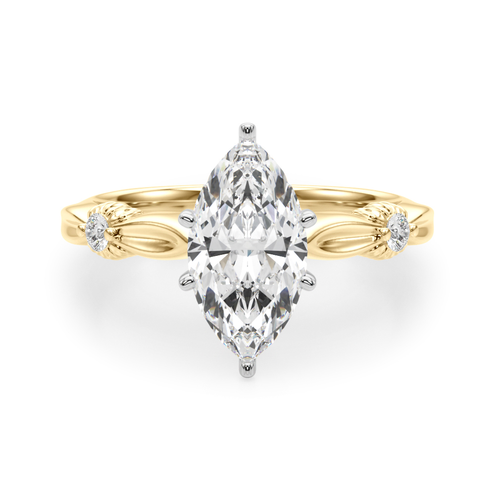Lab-Created 6 Prong Diamond Ring