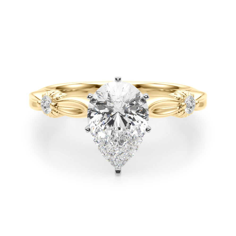 Lab-Created 6 Prong Diamond Ring