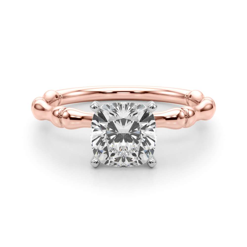 Oakleyl Lab-Created 4 Prong  Diamond Ring