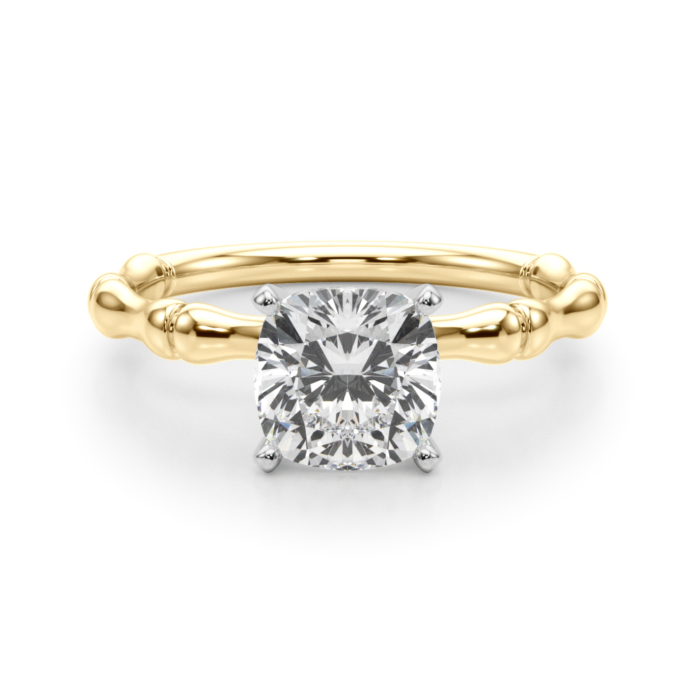 Oakleyl Lab-Created 4 Prong  Diamond Ring