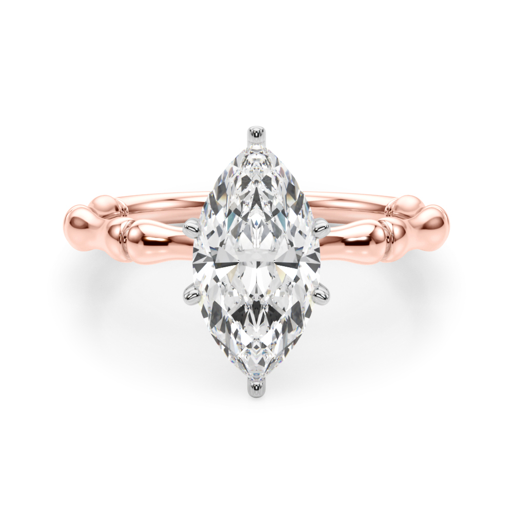 Oakleyl Lab-Created 6 Prong  Diamond Ring
