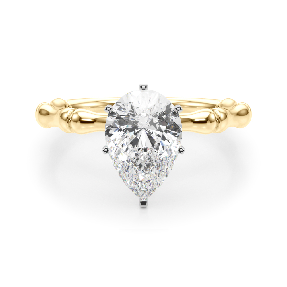 Oakleyl Lab-Created 6 Prong  Diamond Ring
