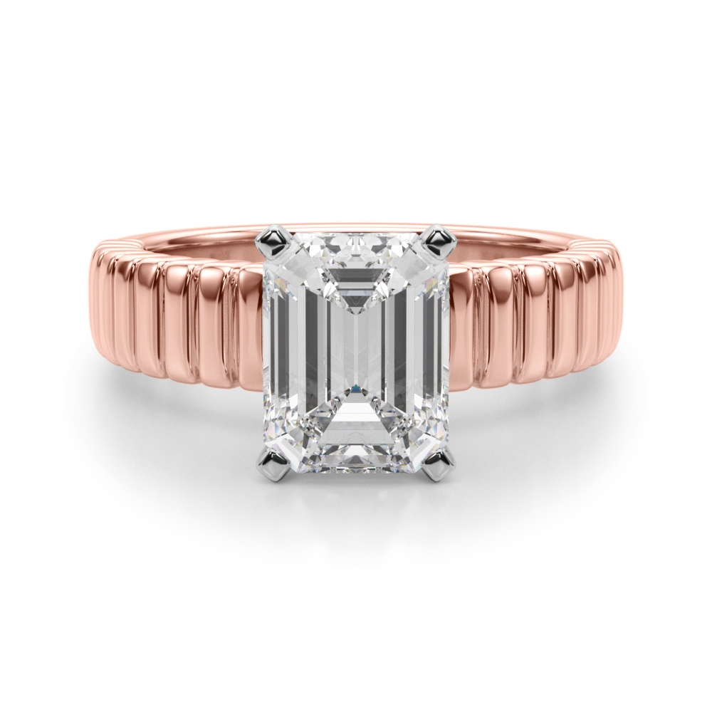 Everin Lab-Created 4 Prong  Diamond Ring