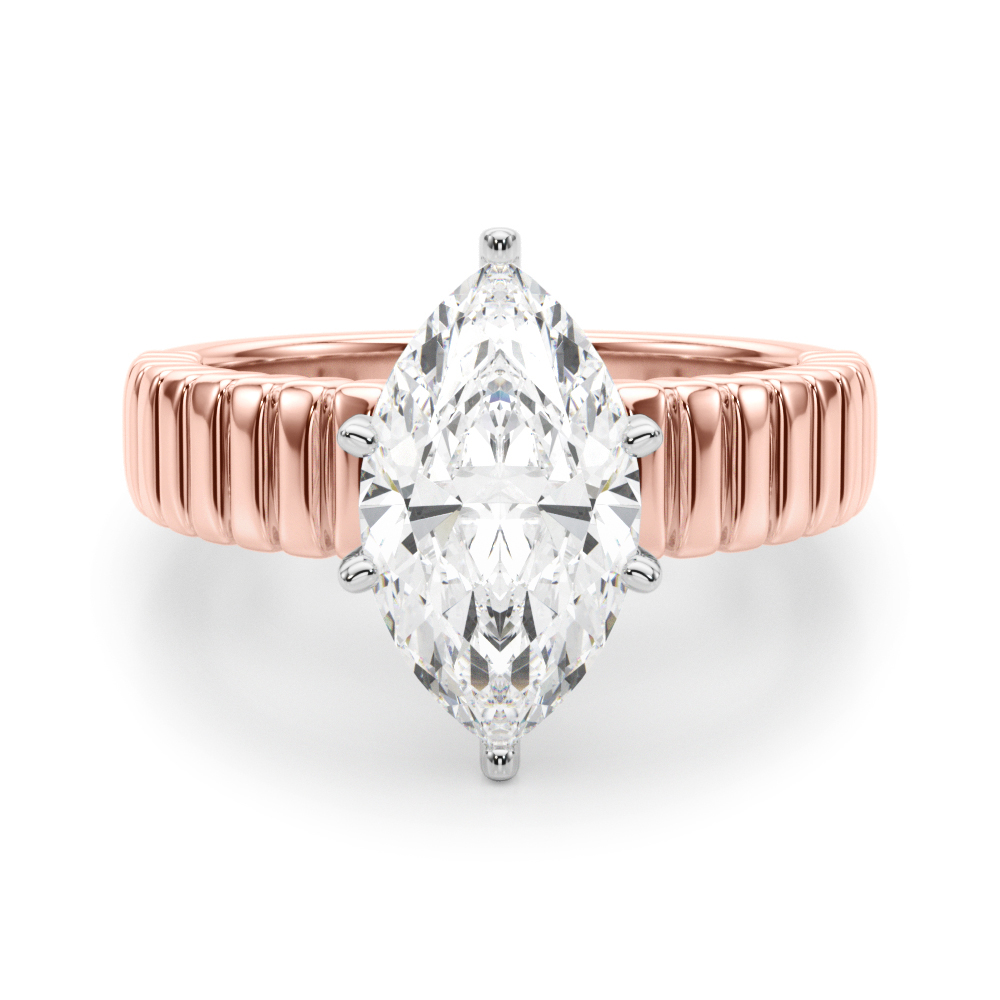Evesta Lab-Created 6 Prong  Diamond Ring
