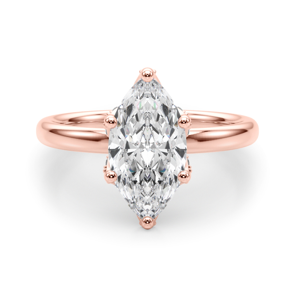 Anicilin Natural 6 Prong Set Diamond Ring