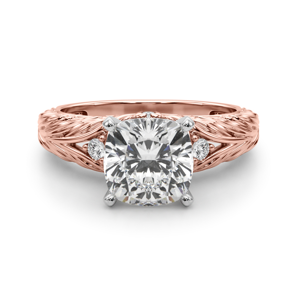 Dhrastlin Natural 4 Prong Set Diamond Ring