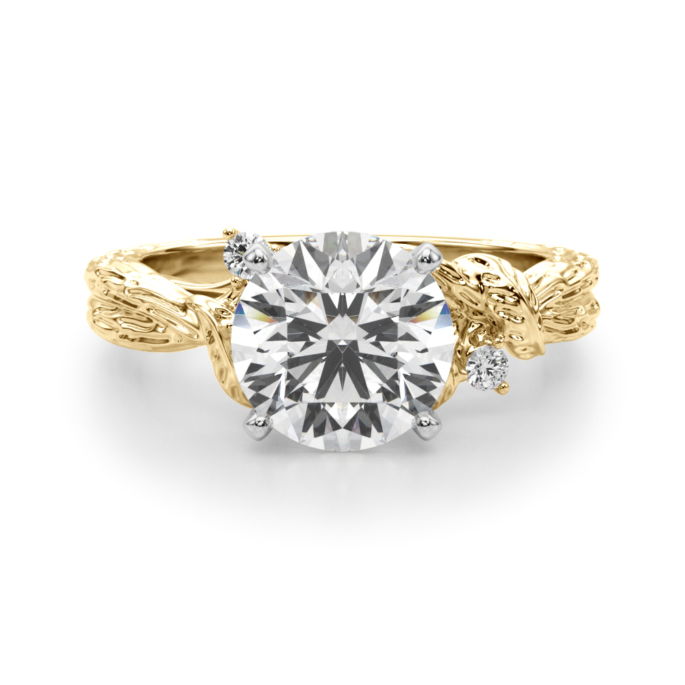 Niroslin Lab-Created 4 Prong Set Diamond Ring