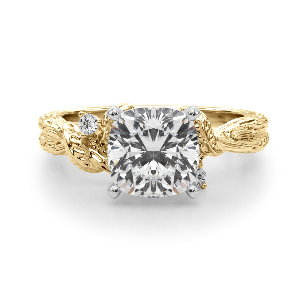 Niroslin Lab-Created 4 Prong Set Diamond Ring