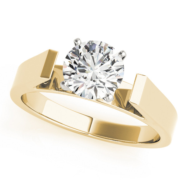 Opaline Natural 4 Prong  Diamond Ring