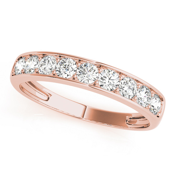 Ivyrose Natural Channel-Set  Diamond Ring