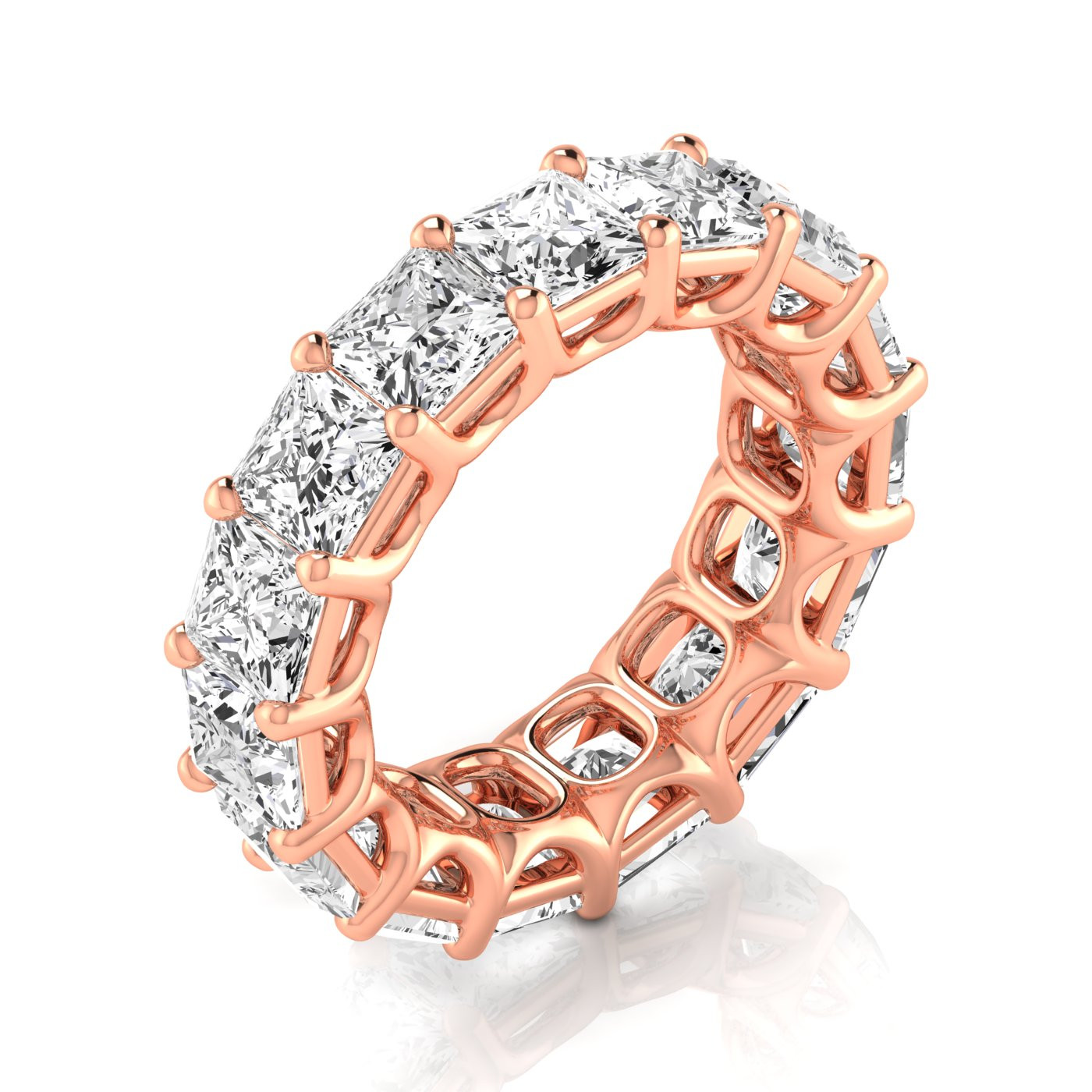 Rosalina Natural 4 Prong  Diamond Ring