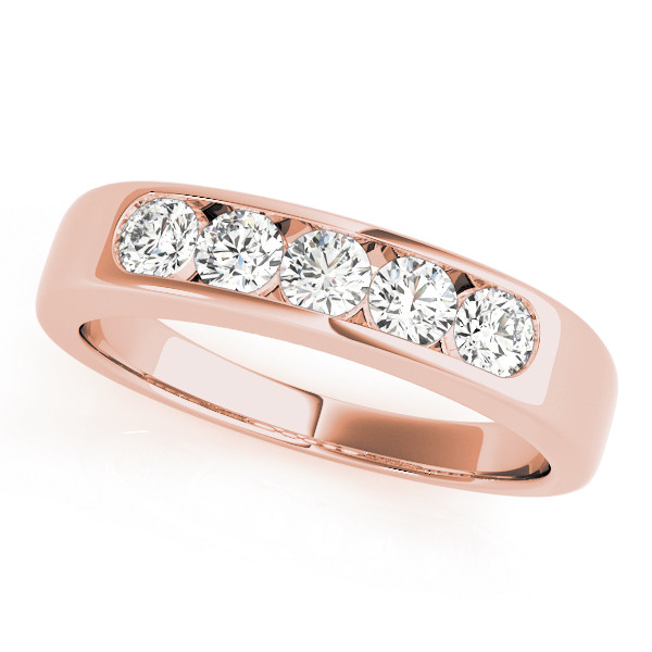 Faustina Natural Channel-Set  Diamond Ring