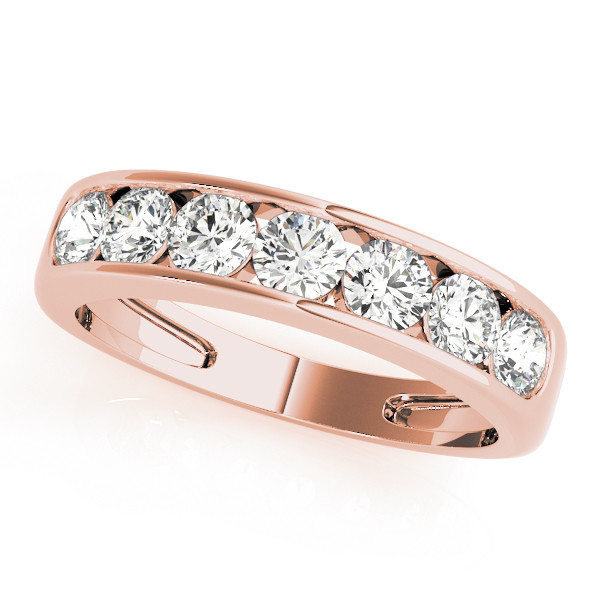 Jenaiah Natural Channel-Set  Diamond Ring