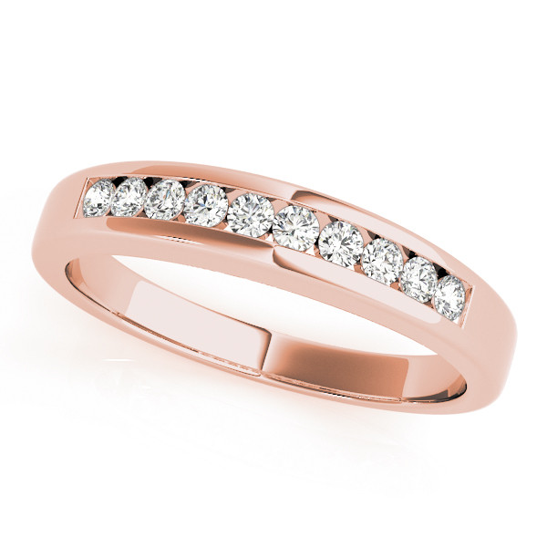 Rey Natural Channel-Set  Diamond Ring