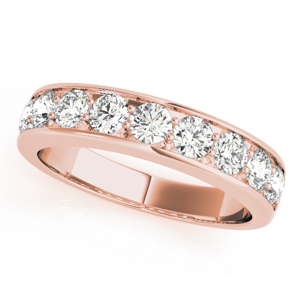 Vela Natural Channel-Set  Diamond Ring